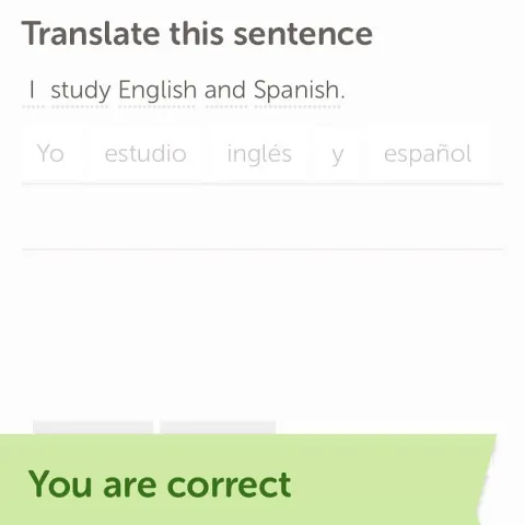 Duolingo English to Spanish