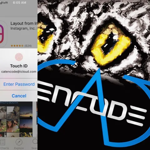 Instagram Touch ID