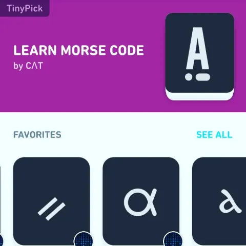 Morse Code @TinyCards