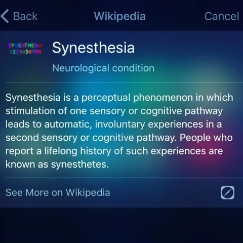 Synesthesia Wikipedia