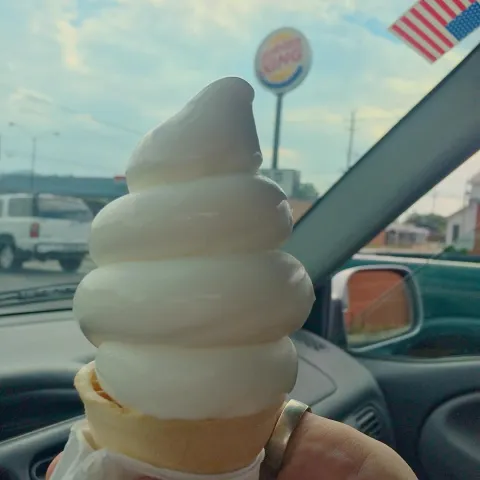 Vanilla Ice Cream Cone