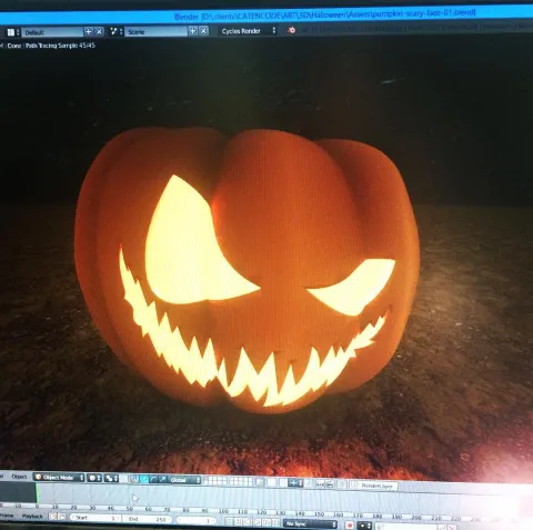 Halloween Pumpkin Jack-o-Lantern