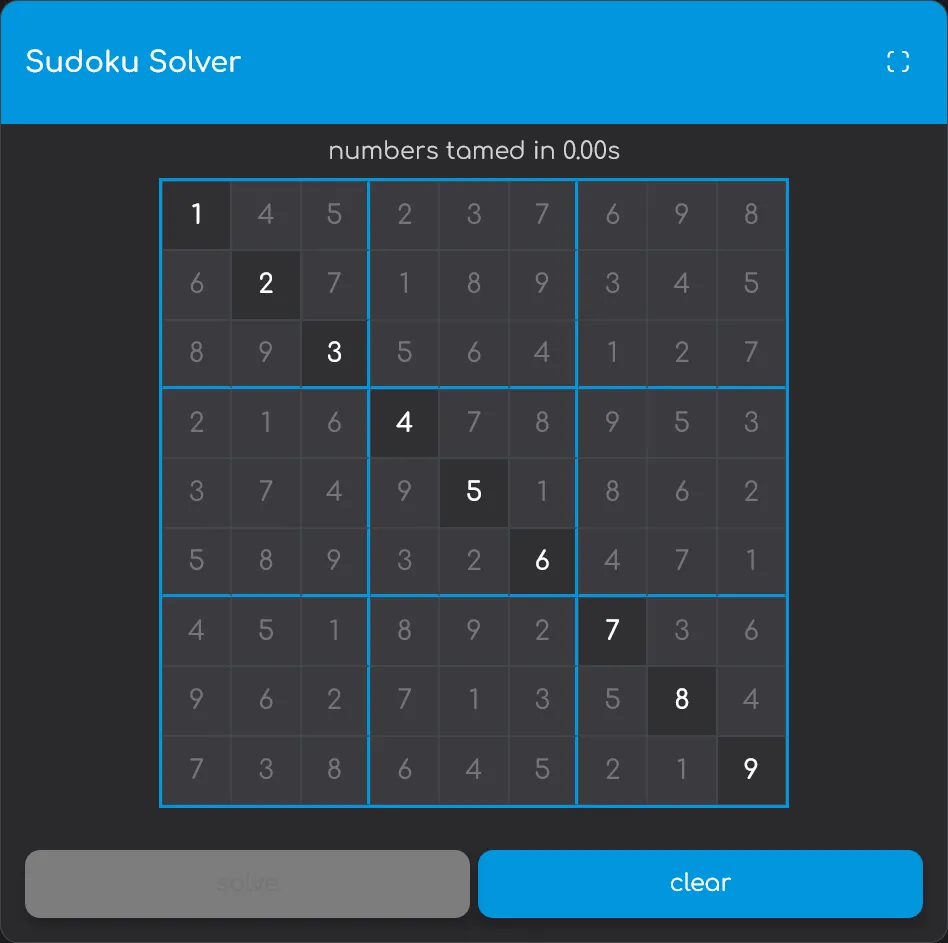 Sudoku Solver